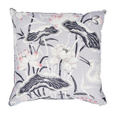 Schumacher Lilac 22" x 22" Lotus Garden Pillow