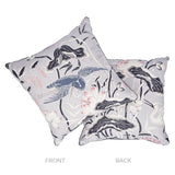 Schumacher Lilac 22" x 22" Lotus Garden Pillow