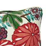 Schumacher Alabaster 18" x 18" Chiang Mai Dragon Pillow