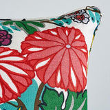 Schumacher Alabaster 22" x 22" Chiang Mai Dragon Pillow