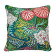 Schumacher Jade 18" x 18" Chiang Mai Dragon Pillow