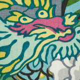 Schumacher Chiang Mai Dragon Jade 18" x 18" Pillow