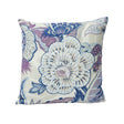 Schumacher Hyacinth 18" x 18" Zanzibar Linen Print Pillow