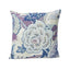 Schumacher Hyacinth 18" x 18" Zanzibar Linen Print Pillow