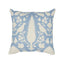 Schumacher Sky & White 18" x 18" Chenonceau Pillow