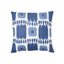 Schumacher Blues 18" x 18" Kandira Pillow