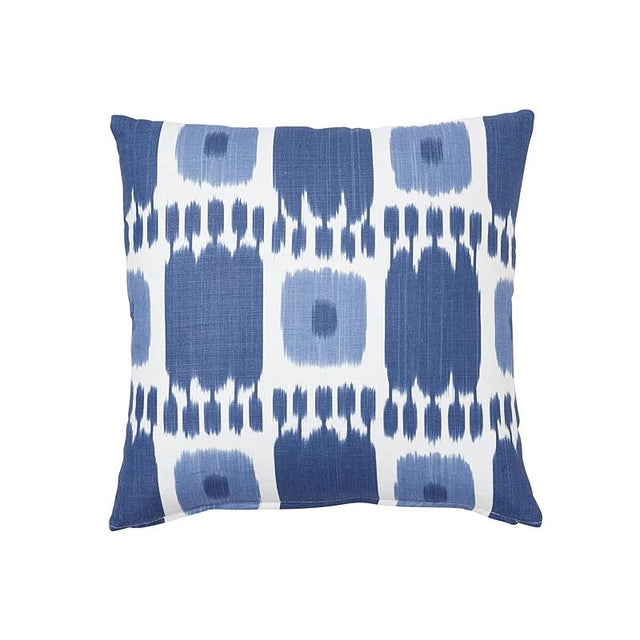 Schumacher Blues 18" x 18" Kandira Pillow