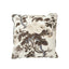 Schumacher Pyne Hollyhock Charcoal 18" x 18" Pillow