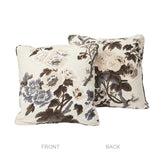 Schumacher Pyne Hollyhock Charcoal 18" x 18" Pillow