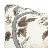 Schumacher Pyne Hollyhock Charcoal 18" x 18" Pillow