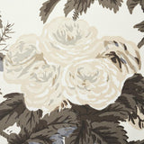 Schumacher Pyne Hollyhock Charcoal 18" x 18" Pillow