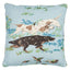 Schumacher Pointers Sky 22" x 22" Pillow