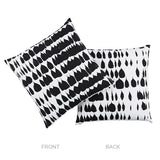 Schumacher Black 22" x 22" Queen Of Spain Pillow