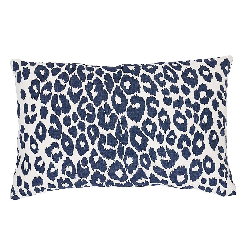 Schumacher Ink 20" x 14" Iconic Leopard Pillow