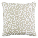 Schumacher Linen 18" x 18" Iconic Leopard Pillow