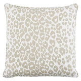 Schumacher Linen 22" x 22" Iconic Leopard Pillow