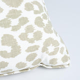 Schumacher Iconic Leopard Linen 22" x 22" Pillow