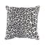 Schumacher Graphite 22" x 22" Iconic Leopard Pillow