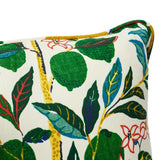 Schumacher Primary 18" x 18" Citrus Garden Pillow