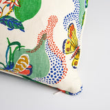 Schumacher Primary 22" x 22" Citrus Garden Pillow