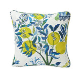 Schumacher Pool 18" x 18" Citrus Garden Pillow