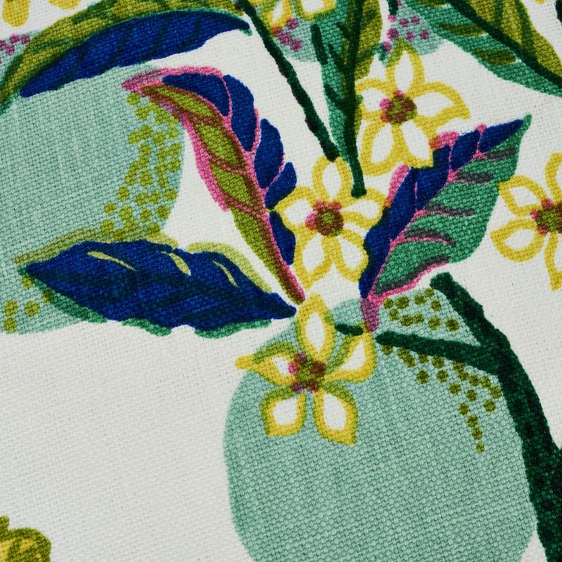 Schumacher Citrus Garden Lime 22" x 22" Pillow