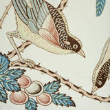 Schumacher Campagne Peacock & Rouge 18" x 18" Pillow