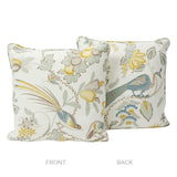 Schumacher Cadet & Citron 18" x 18" Campagne Pillow