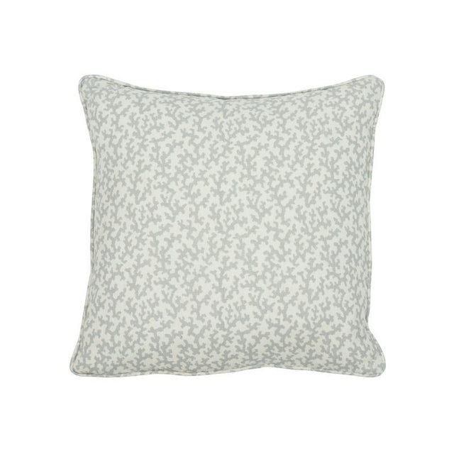 Schumacher Orpington Blue 18" x 18" Folly Pillow