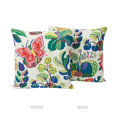 Schumacher Spring 18" x 18" Exotic Butterfly Pillow