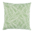 Schumacher Leaf 20" x 20" Abstract Leaf Pillow