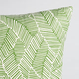Schumacher Leaf 20" x 20" Abstract Leaf Pillow