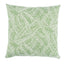 Schumacher Leaf 22" x 22" Abstract Leaf Pillow