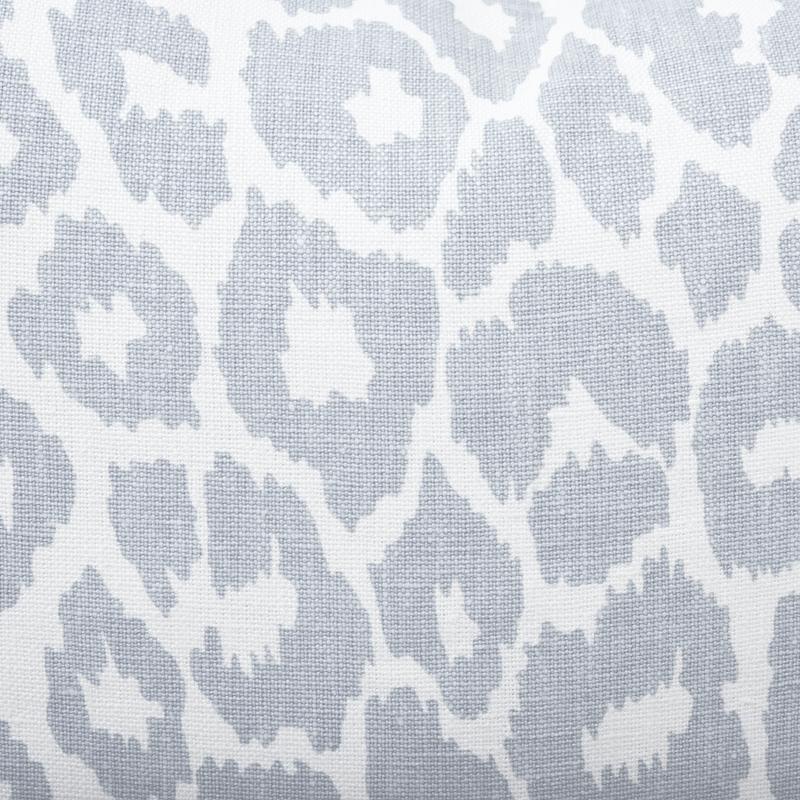 Schumacher Iconic Leopard Sky 18" x 18" Pillow