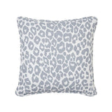Schumacher Sky 18" x 18" Iconic Leopard Pillow