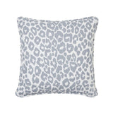 Schumacher Sky 22" x 22" Iconic Leopard Pillow