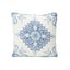 Schumacher Indigo 18" x 18" Montecito Medallion Pillow