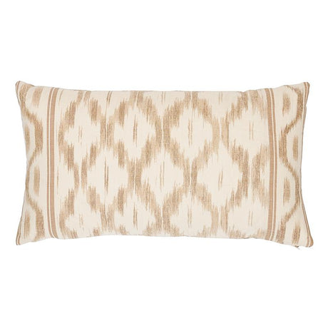 Schumacher Santa Monica Ikat Neutral 26" x 15" Pillow
