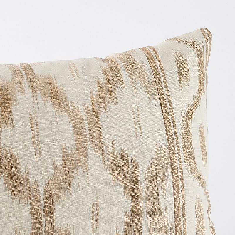 Schumacher Santa Monica Ikat Neutral 26" x 15" Pillow