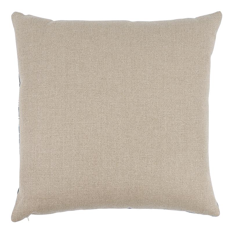 Schumacher Blue & White 22" x 22" Tree River Pillow
