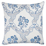 Schumacher Delft 22" x 22" Marella Pillow