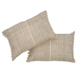 Schumacher Natural & Black 22" x 14" Mohave Pillow