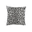 Schumacher Graphite 18" x 18" Iconic Leopard I/O Pillow