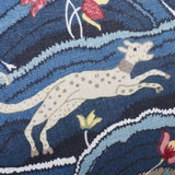 Schumacher Rolling Hills Blue 20" x 20" Pillow