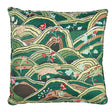 Schumacher Green 20" x 20" Rolling Hills Pillow