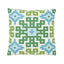 Schumacher Palmetto Print Lagoon 20" x 20" Pillow