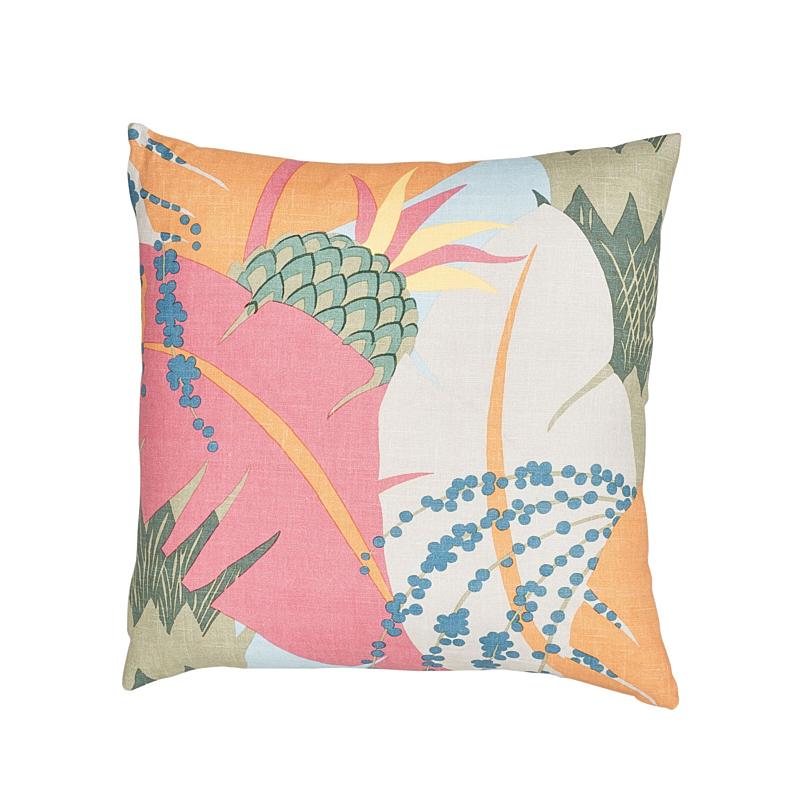 Schumacher Tropical 18" x 18" Ananas Pillow