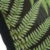 Schumacher Green & Black 20" x 20" Fernarium Pillow