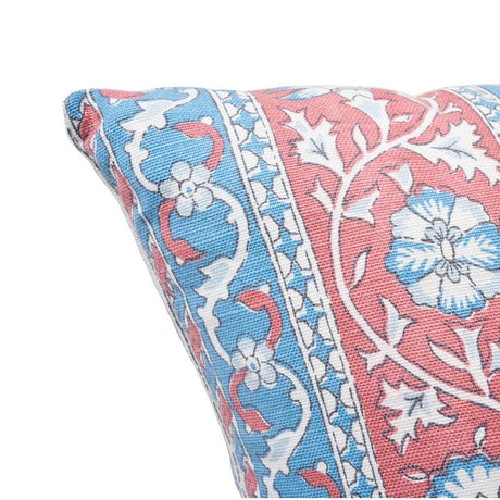 Schumacher Ojai Paisley Red 35" x 18" Pillow