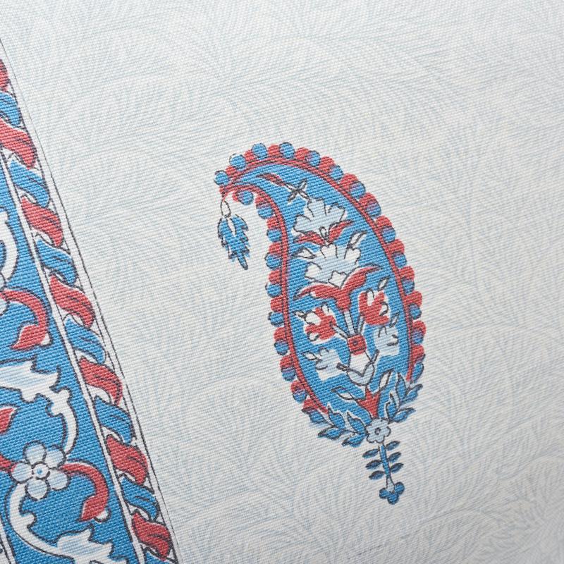 Schumacher Ojai Paisley Red 35" x 18" Pillow